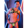 Breedwell Harnais Daycrawler Breedwell Noir-Jaune fluo